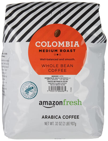 amazon fresh colombia whole bean coffee amazon fresh colombia whole bean coffee