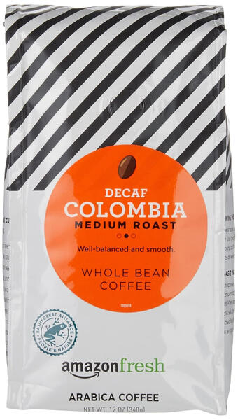 amazon fresh decaf colombia whole bean coffee amazon fresh decaf colombia whole bean coffee